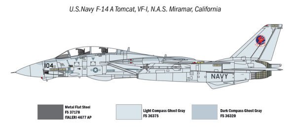 1/72    ''Top Gun'' F-14A vs A-4F
