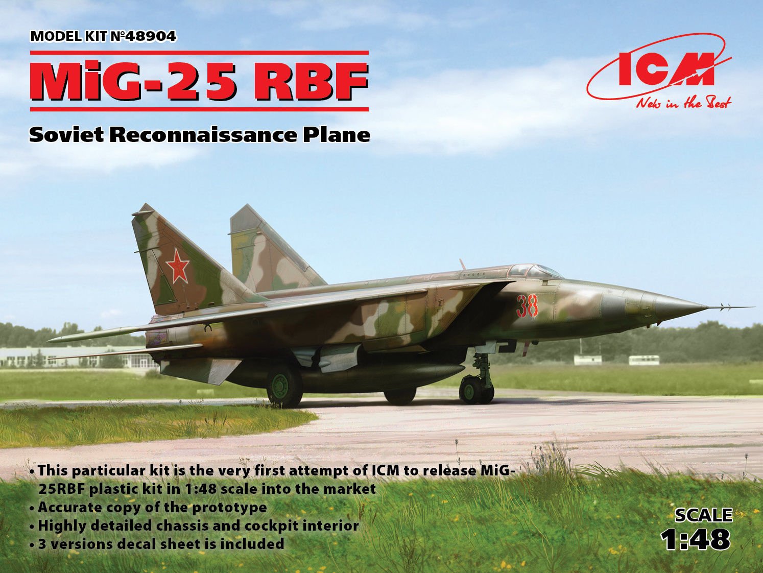 1/48 MiG-25 RBF Soviet Reconnaissance Plane