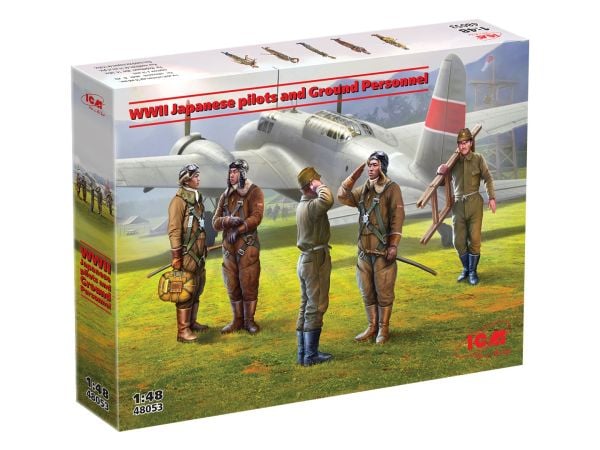 1/48 Japanese pilots and Ground Personnel WWII