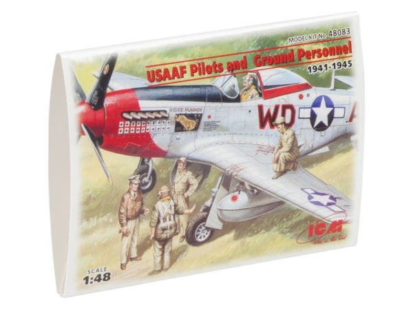 1/48 USAAF Pilots and Ground Personnel (1941-1945) 5 figures – 3 pilots, 2 mechanics