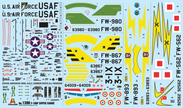 1/72  F-100F SUPER SABRE
