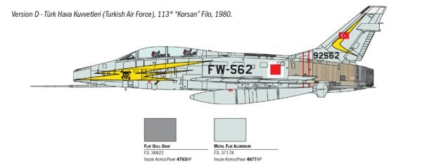 1/72  F-100F SUPER SABRE