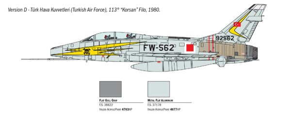 1/72  F-100F SUPER SABRE