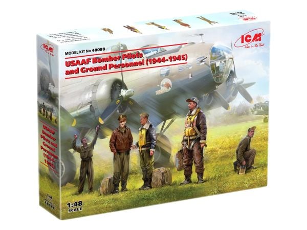 1/48 USAAF Bomber Pilots and Ground Personnel (1944-1945)