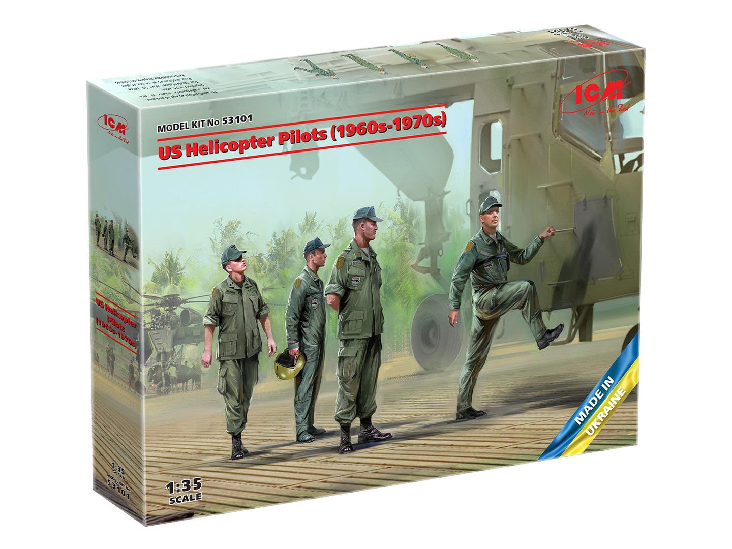 1/35  US Helicopter Pilots (1960s-1970s)