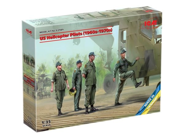 1/35  US Helicopter Pilots (1960s-1970s)