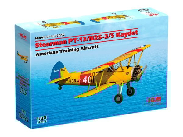 1/32 Stearman PT-13/N2S-2/5 Kaydet American Training Aircraft