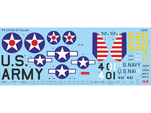 1/32 Stearman PT-13/N2S-2/5 Kaydet American Training Aircraft