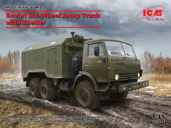 1/35  Soviet Six-Wheel Army Truck with Shelter