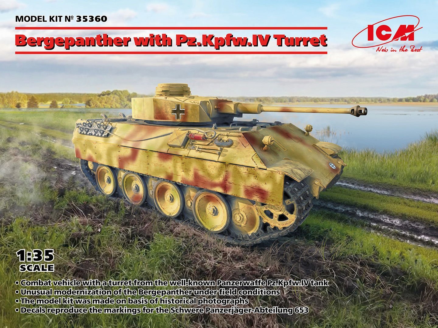 1/35 Bergepanther with Pz.Kpfw.IV Turret