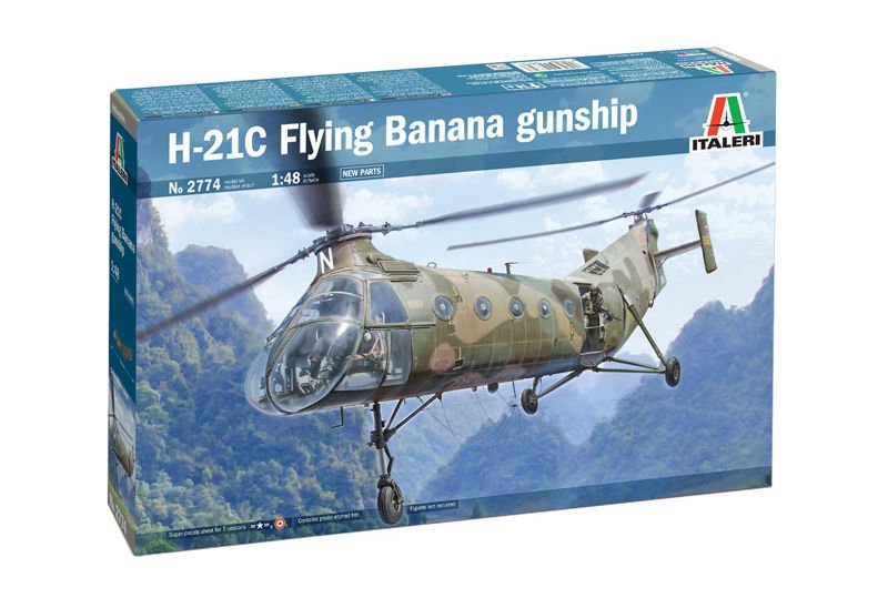 1/48   H-21C Flying Banana GunShip