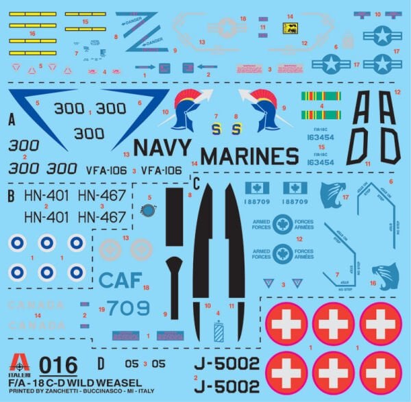 1/72    F/A 18 WILD WEASEL C/D