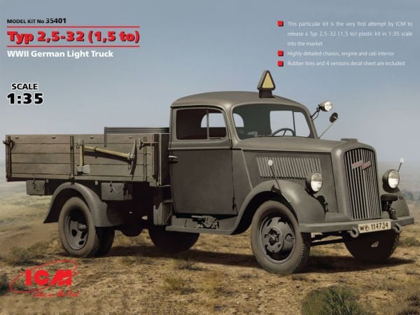 1/35 Typ 2,5-32 (1,5 to) WWII German Light Truck