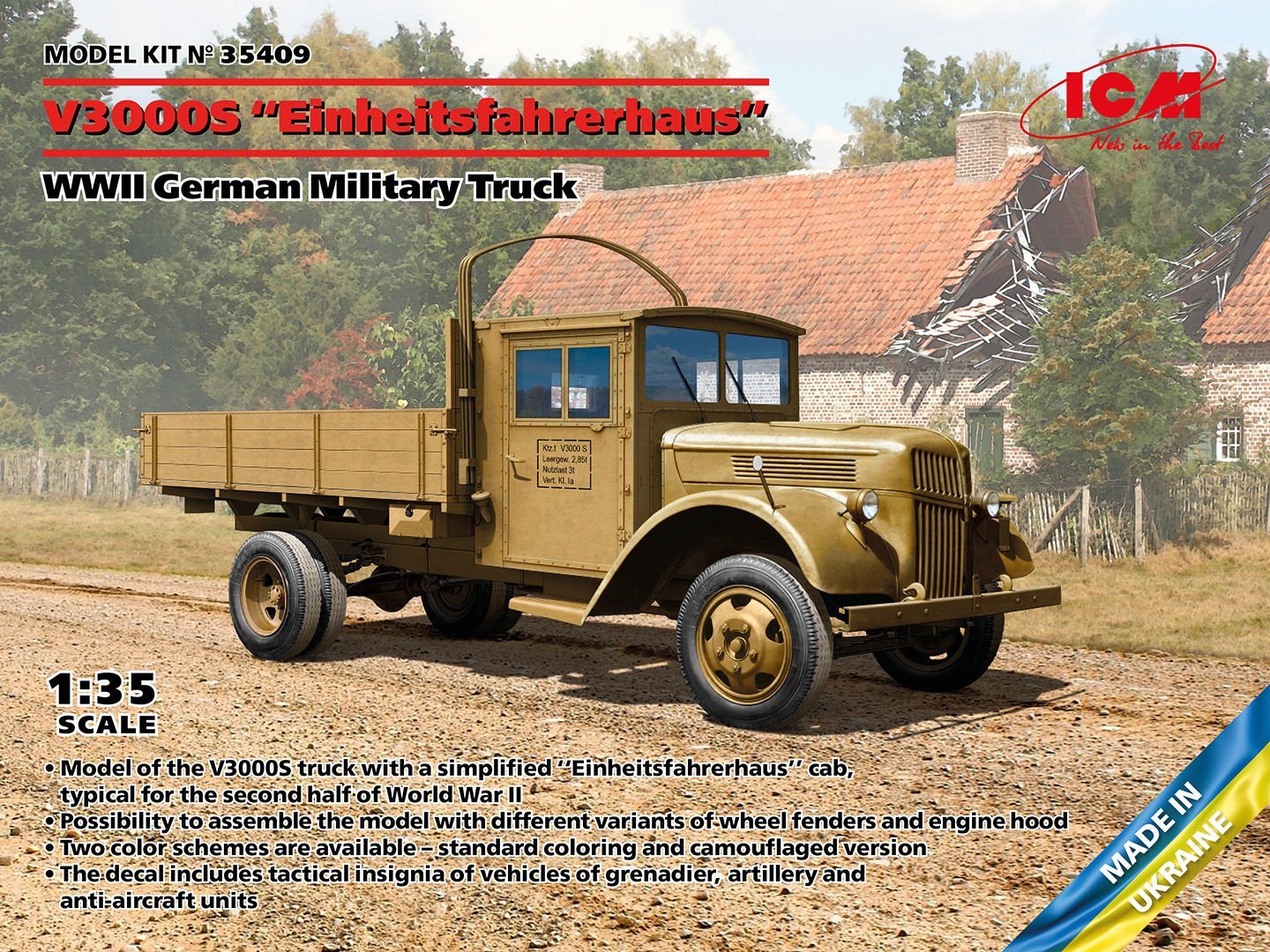 1/35 V3000S ‘Einheitsfahrerhaus’ WWII German Truck