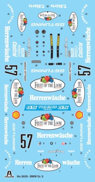 1/24 B.M.W. 320 Group 5
