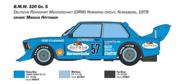 1/24 B.M.W. 320 Group 5