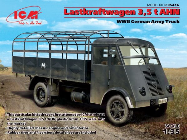 1/35 Lastkraftwagen 3,5 t AHN WWII German Army Truck