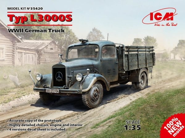 1/35 Typ L3000S WWII German Truck