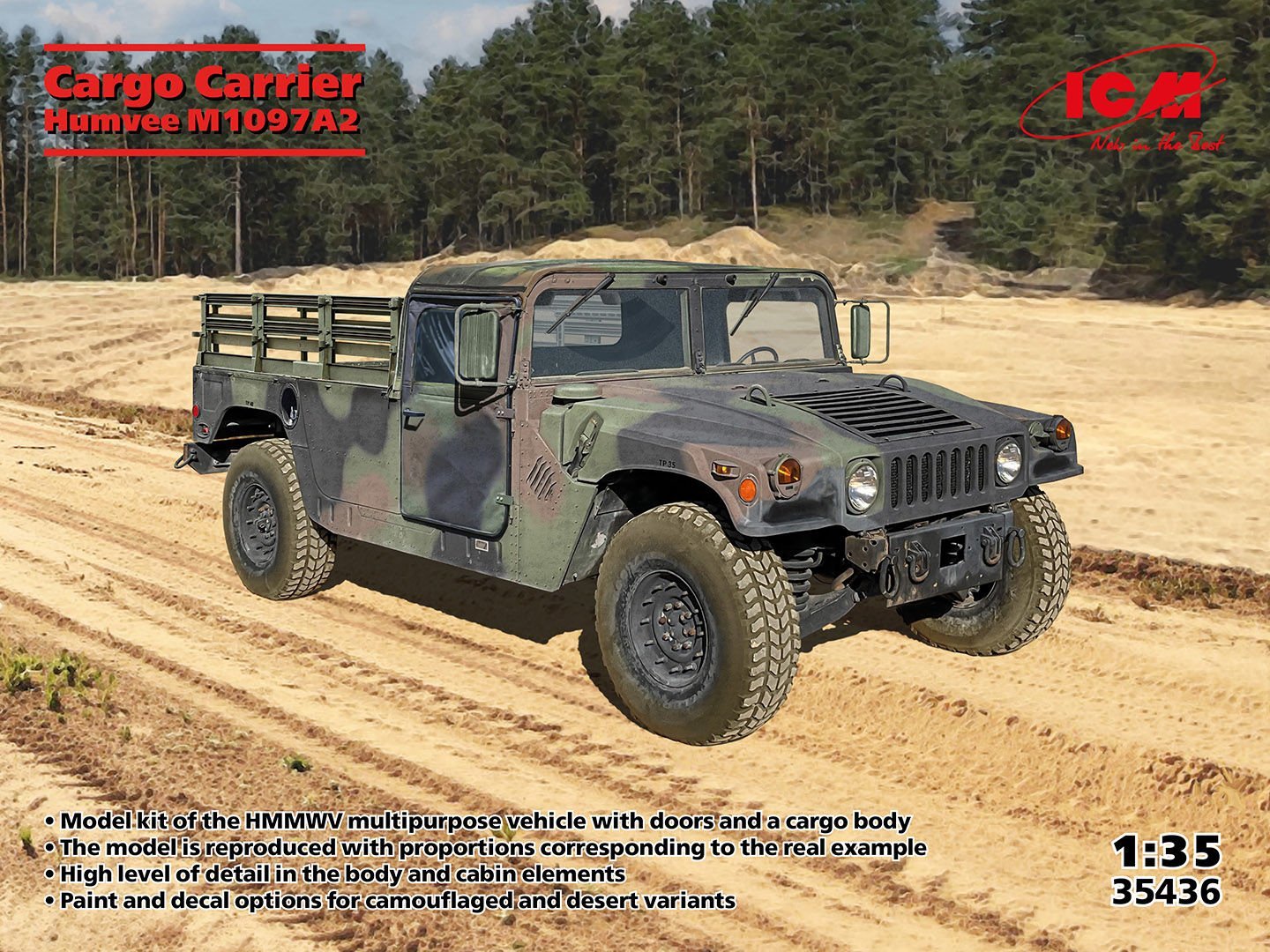 1/35   Cargo Carrier Humvee M1097A2