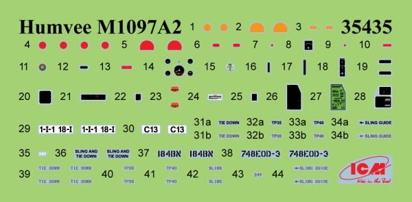 1/35   Cargo Carrier Humvee M1097A2