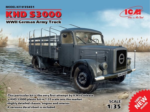 1/35 KHD S3000 WWII German Army Truck