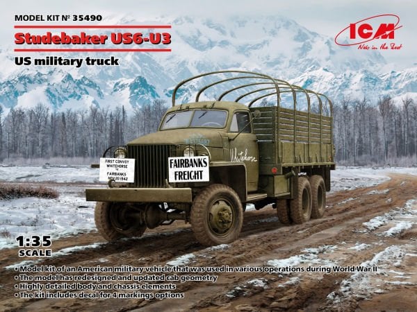 1/35 Studebaker US6-U3 US military truck