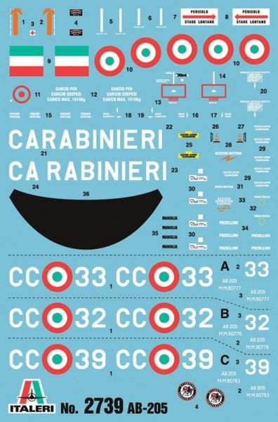 1/48   AB 205 ARMA DEI CARABINIERI