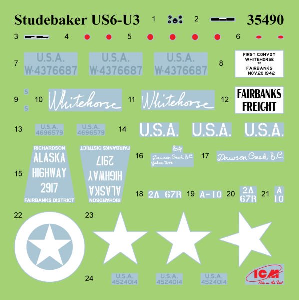 1/35 Studebaker US6-U3 US military truck