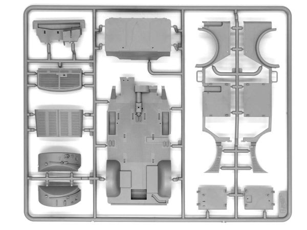 1/35  Kfz.70 with MG 34 WWII German military vehicle