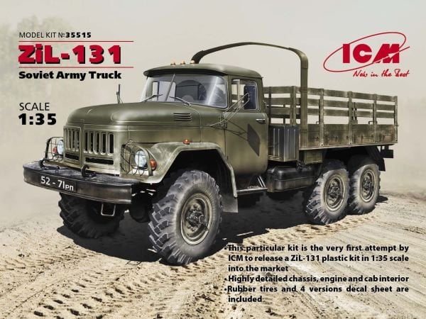 1/35 ZiL-131 Soviet Army Truck ICM | Plastik Maketler | Top Pop Hobby