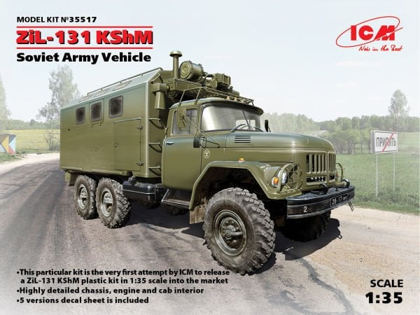 1/35 ZiL-131 KShM Soviet Army Vehicle