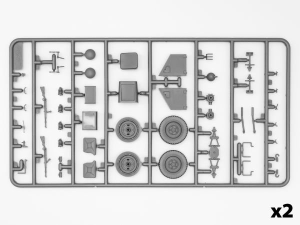 1/35 le.gl.Einheits-Pkw Kfz.4 WWII German Light Anti-Aircraft Vehicle