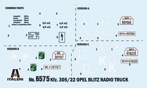 1/35   OPEL BLITZ RADIO TRUCK