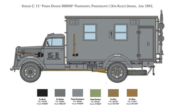 1/35   OPEL BLITZ RADIO TRUCK