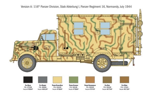 1/35   OPEL BLITZ RADIO TRUCK