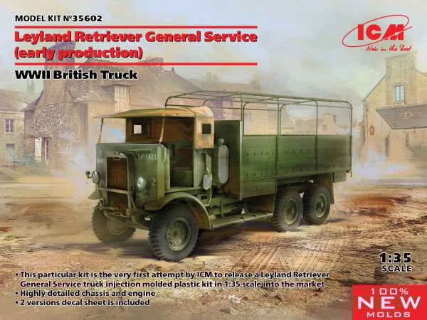 1/35 Leyland Retriever General Service (early production) WWII British Truck