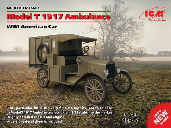 1/35 Model T 1917 Ambulance WWI American Car