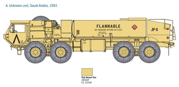1/35  M978 FUEL SERVICING TRUCK