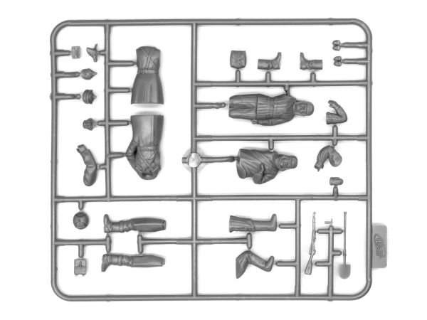 1/35  Red Army Infantry (1939-1942) 3 figures – officer, 2 soldiers