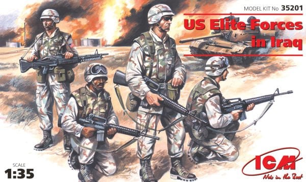 1/35 US Elite Forces in Iraq 4 figures – 4 soldiers