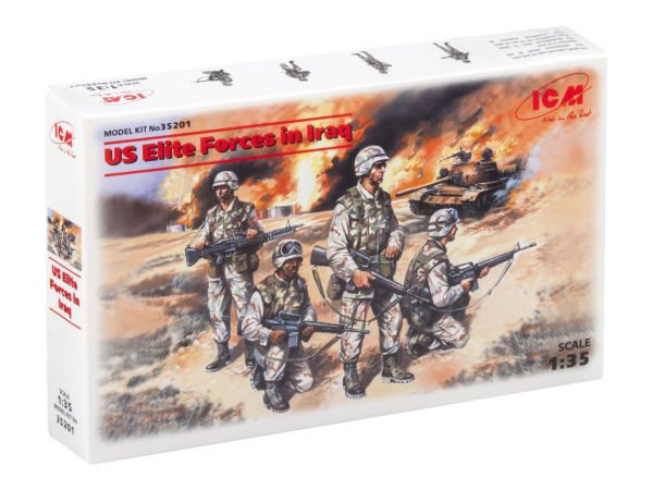 1/35 US Elite Forces in Iraq 4 figures – 4 soldiers