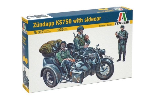 1/35  ZUNDAPP KS750 WITH SIDECAR