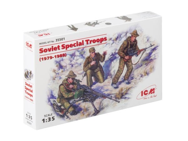 1/35  Soviet Special Troops (1979-1988) 3 figures – 1 officer, 2 soldiers