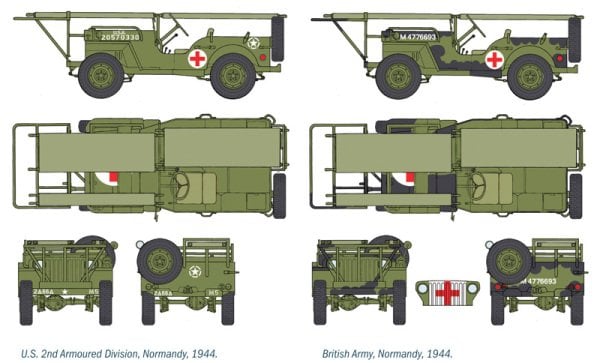 1/35 1/4 ton. 4x4 AMBULANCE JEEP