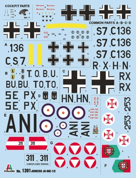 1/72  ju 86 e1/e2