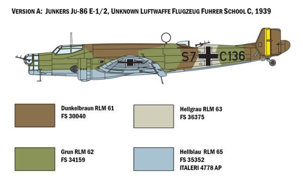 1/72  ju 86 e1/e2