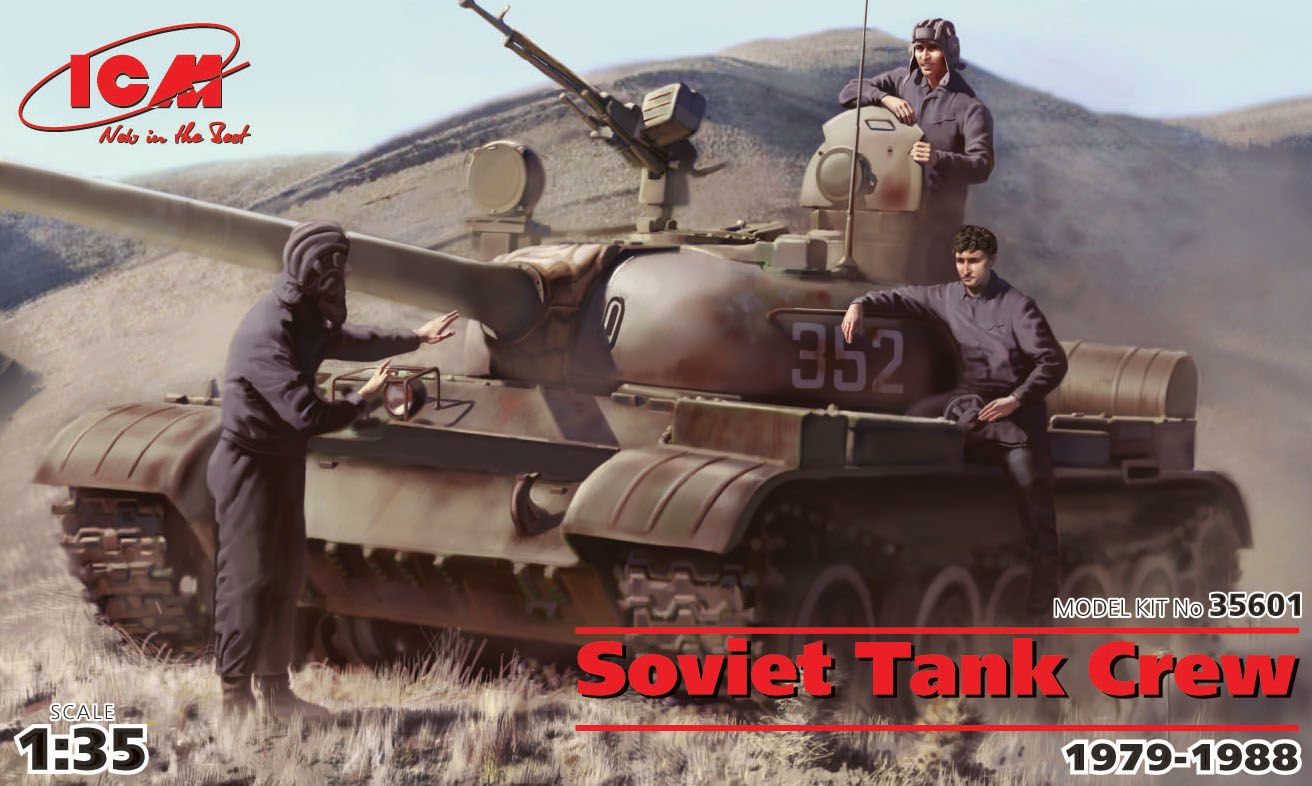 1/35 Soviet Tank Crew (1979-1988) 4 figures