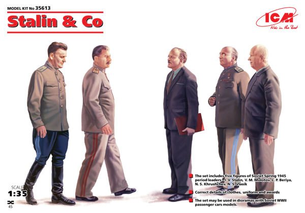 1/35 Stalin & Co 5 figures