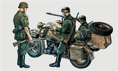 1/35  BMW R75 with sidecar