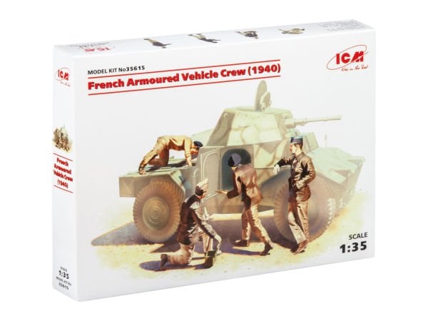 1/35 French Armoured Vehicle Crew (1940) 4 figures